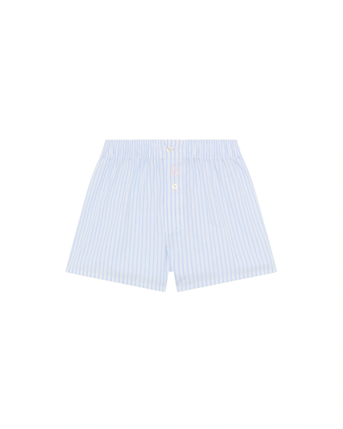 Bóxer de niño Kiff Kiff de algodón con rayas azul claro