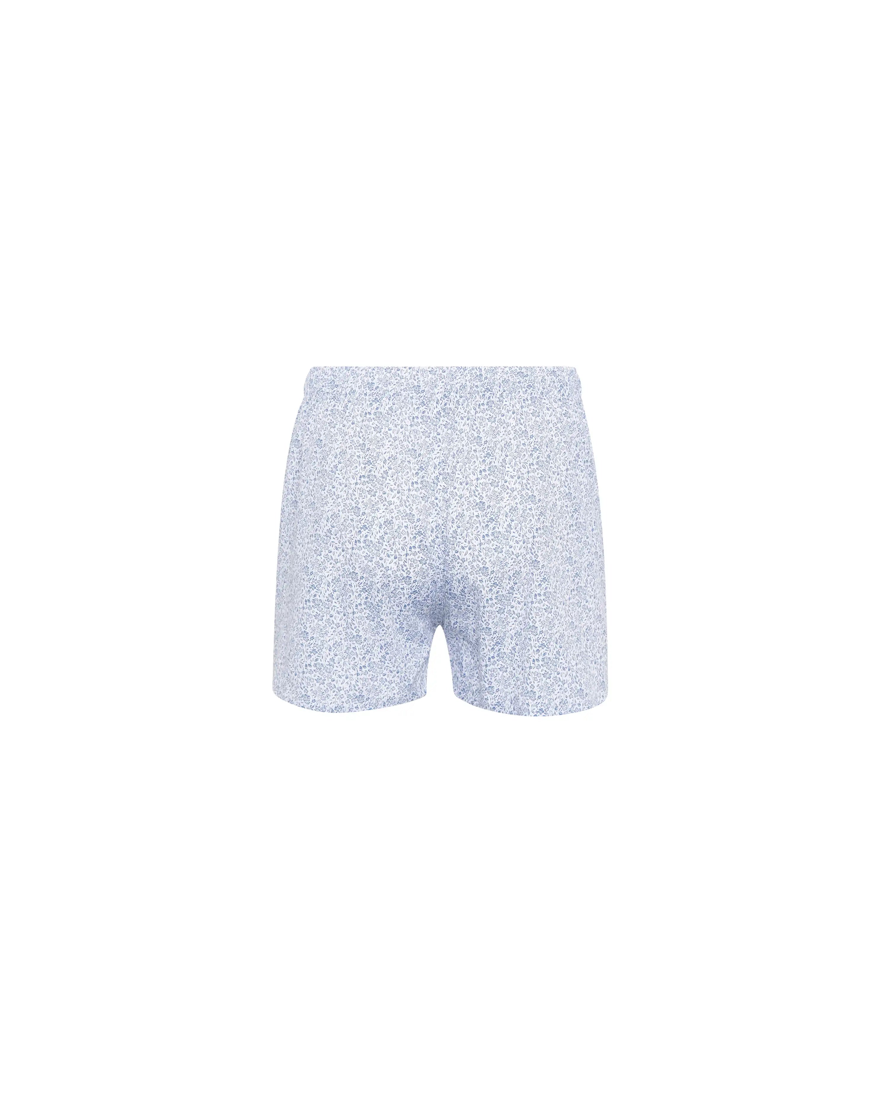 Bóxer de niño Kiff Kiff de algodón blanco con estampado de flores