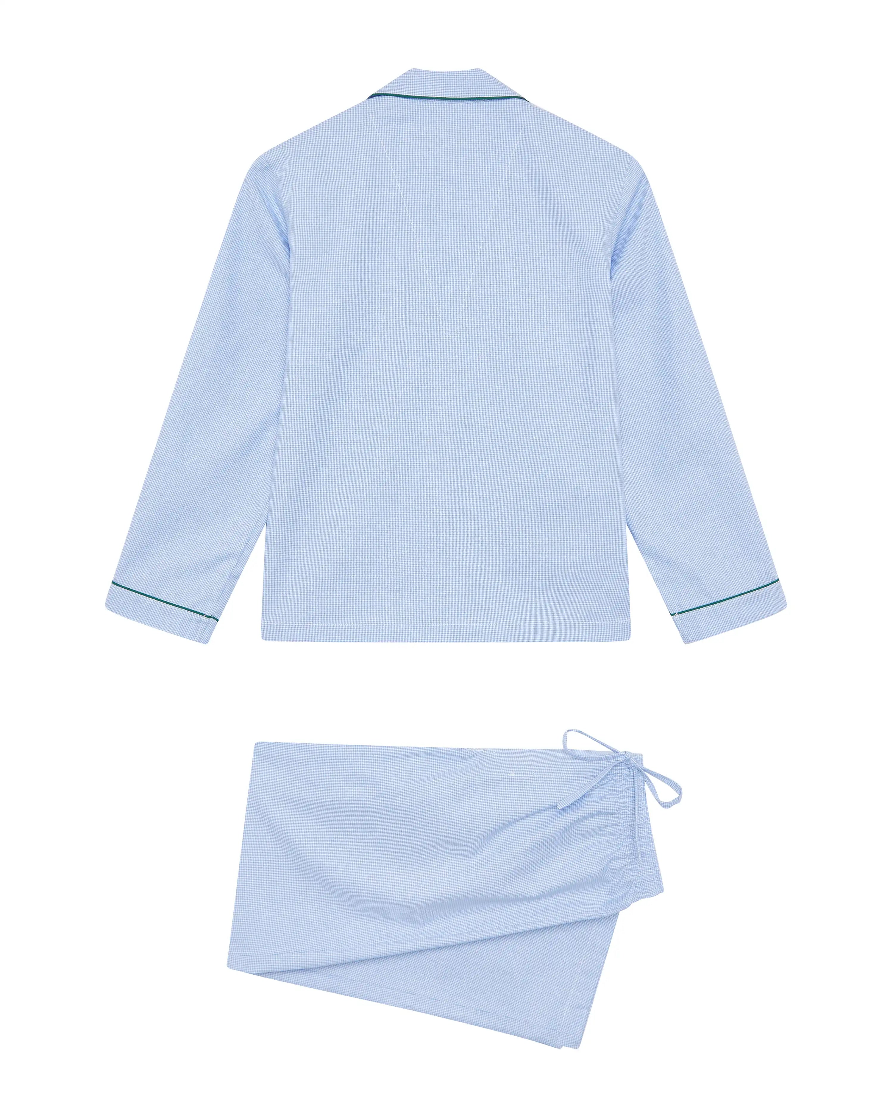 Pijama de niño Kiff Kiff largo de algodón con patita de gallo