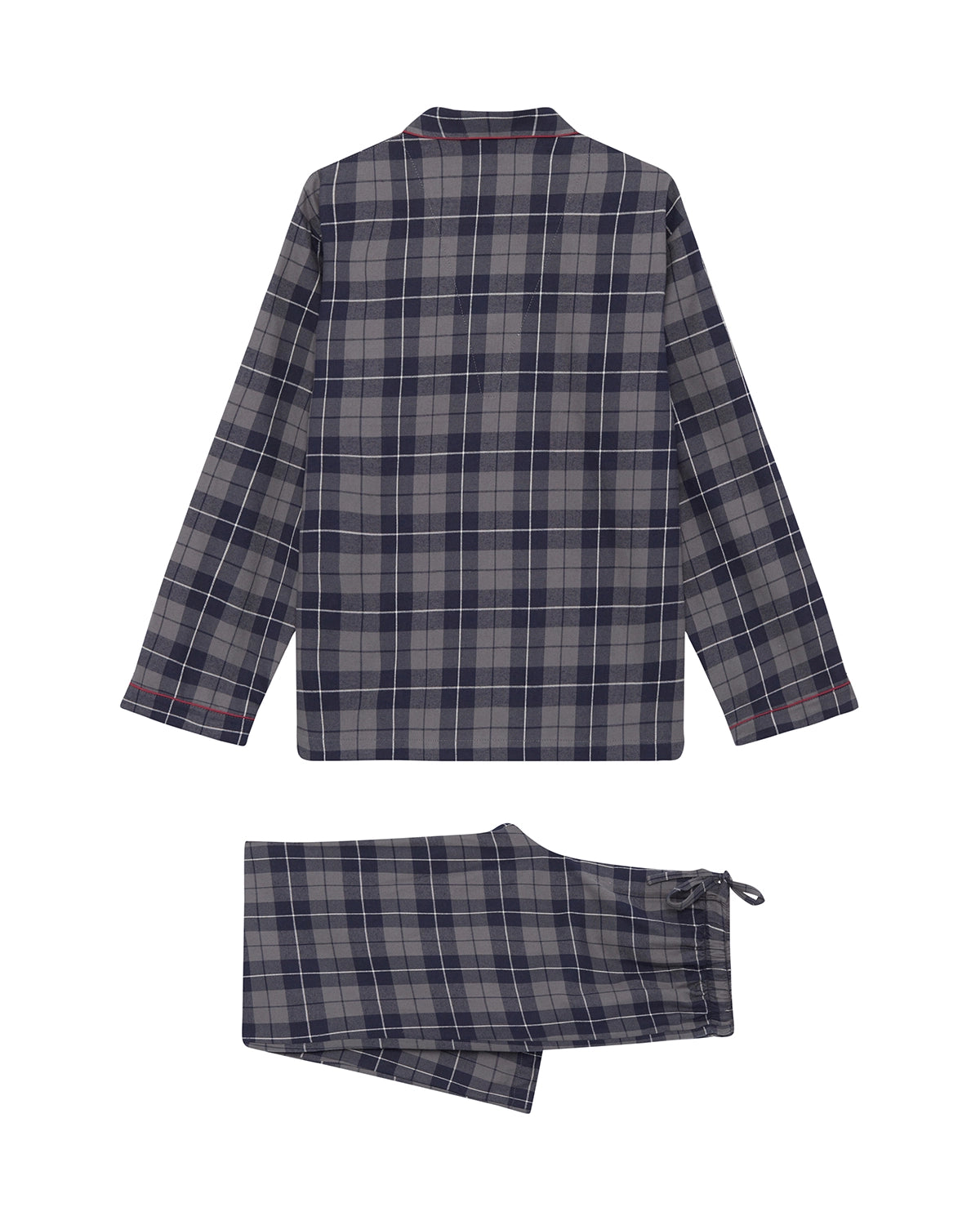 Pijama de niño Kiff Kiff largo de algodón tipo viyela con cuadros