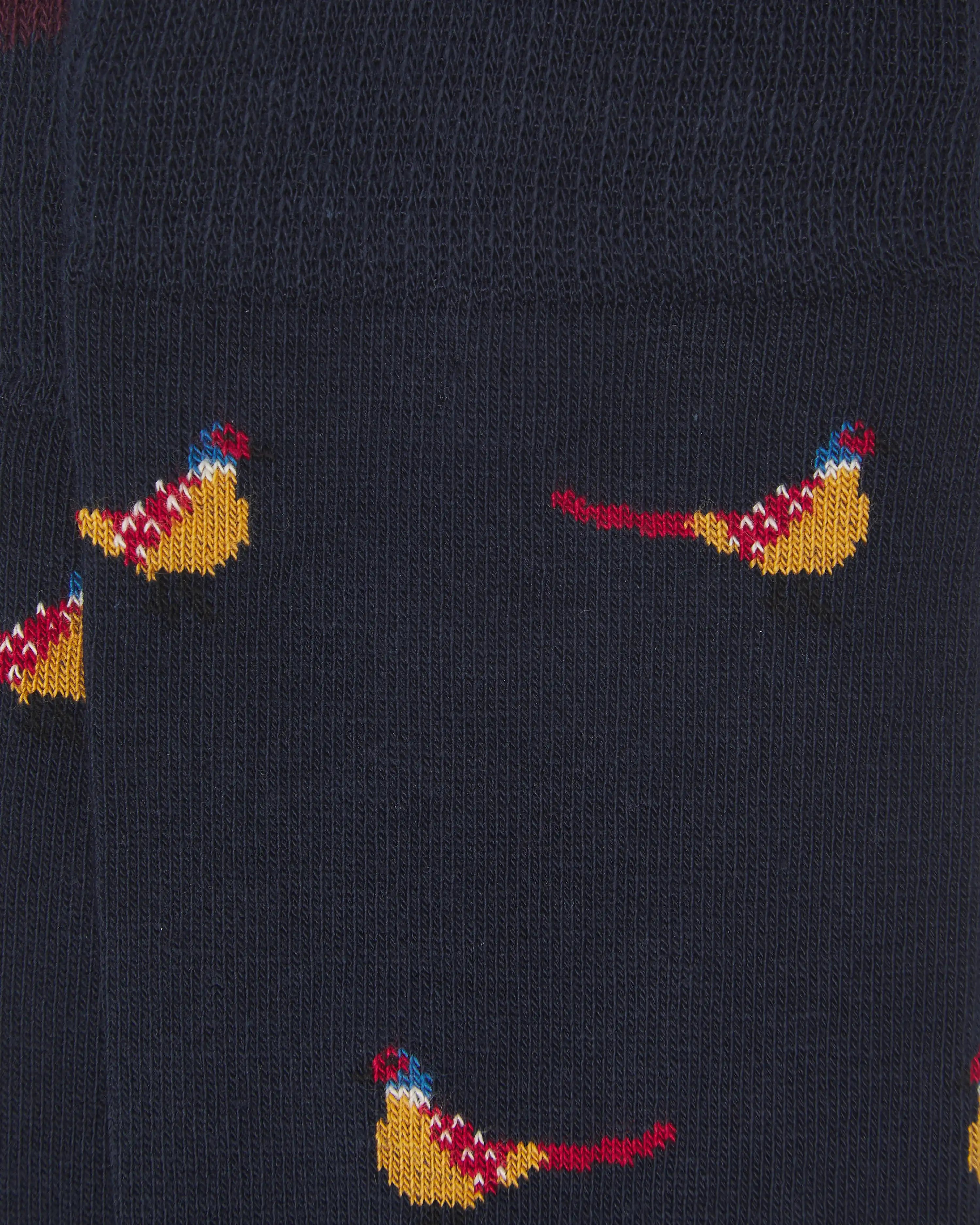 Calcetines media caña de hombre Kiff Kiff estampado faisanes