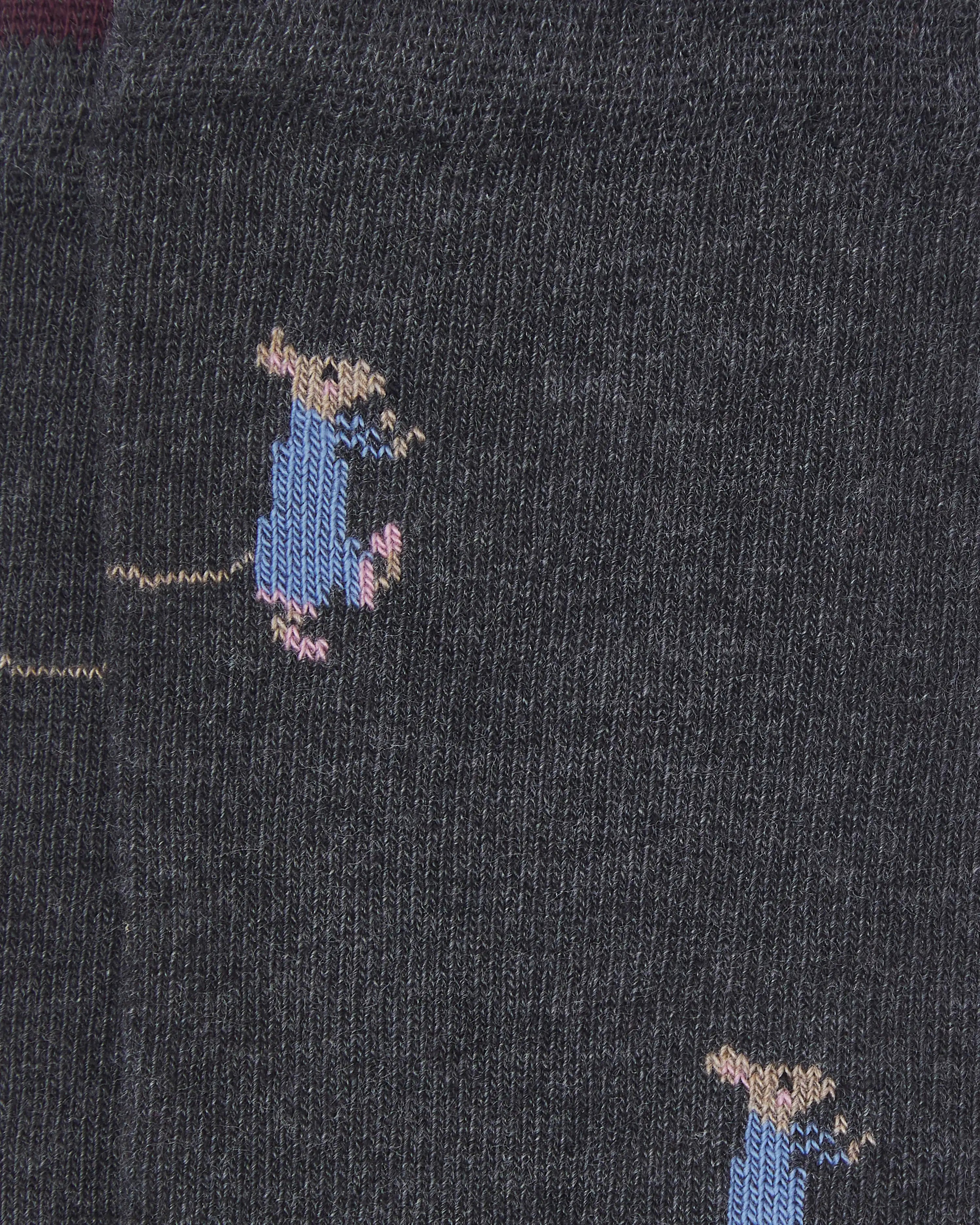 Calcetines caña alta de niño Kiff Kiff gris estampado ratoncito pijama