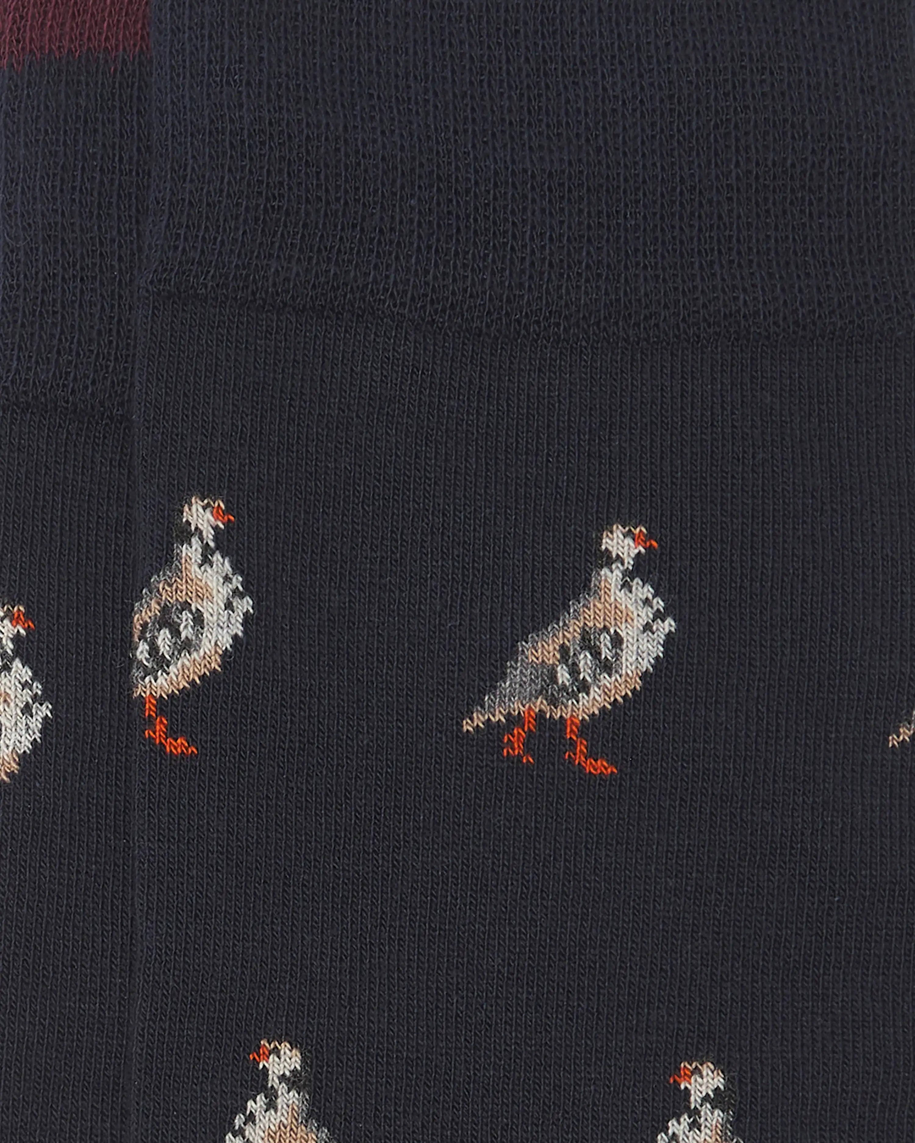 Calcetines caña alta de hombre Kiff Kiff estampado perdiz joven