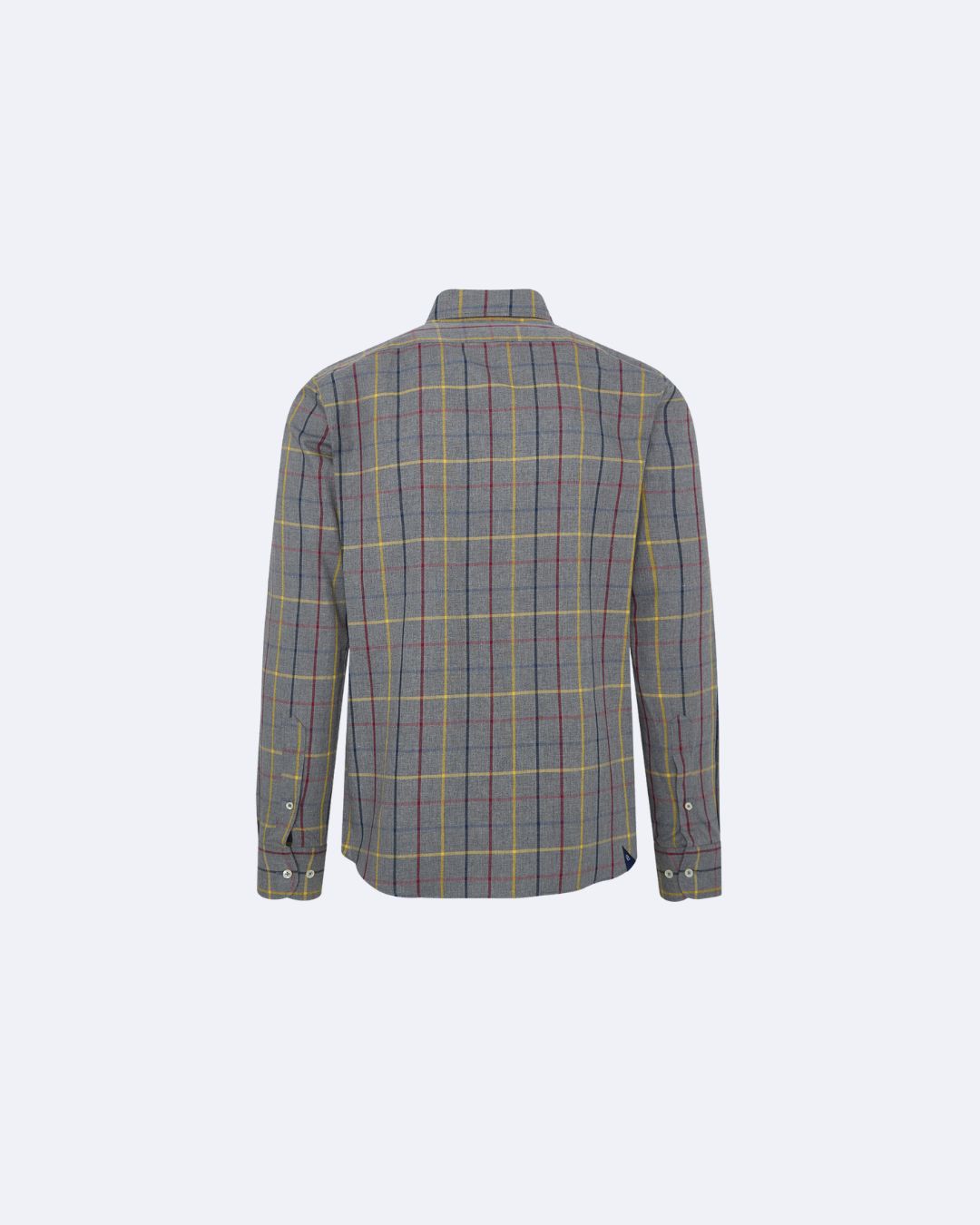 Camisa Sport  Gris cuadros Multicolor