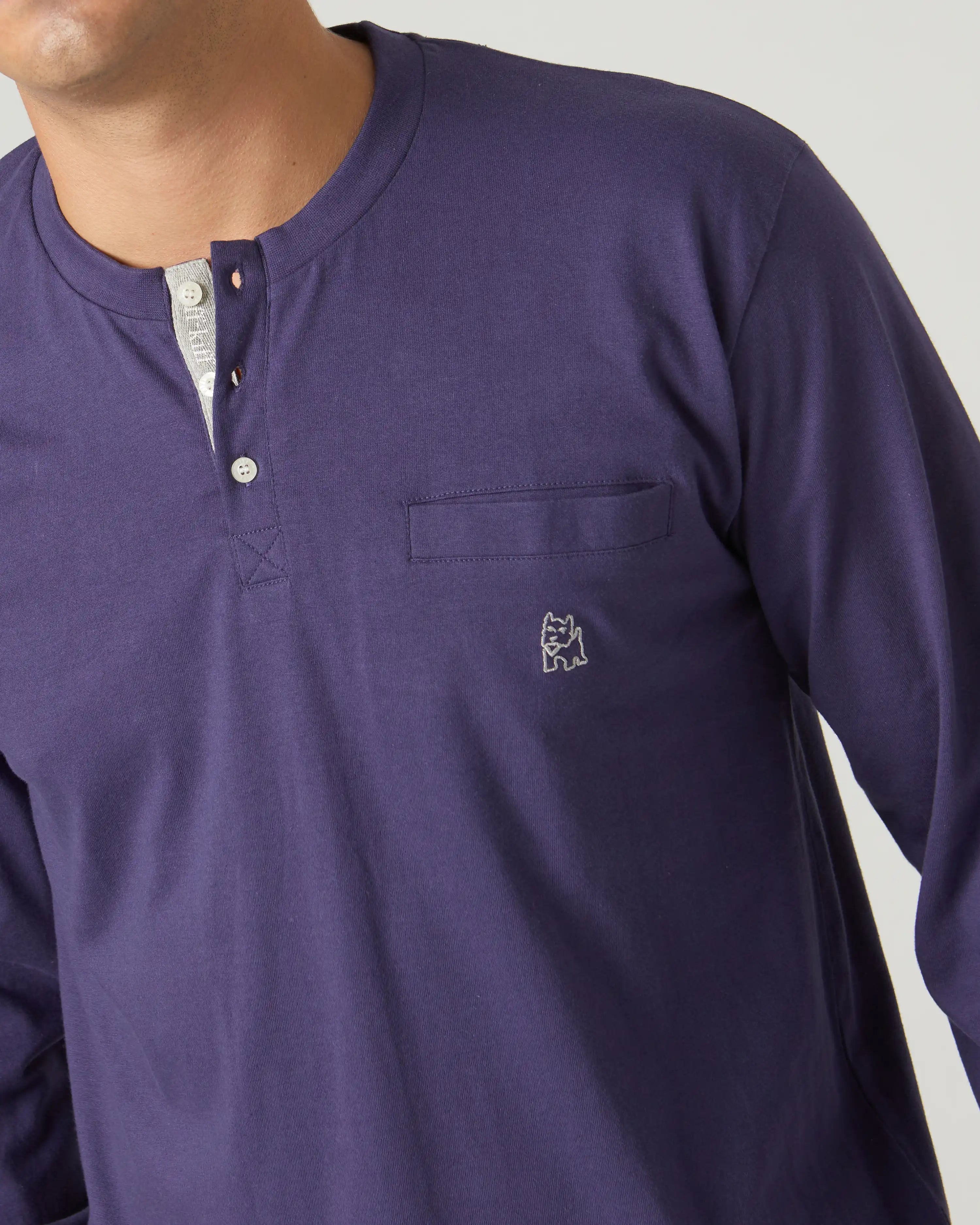 Pijama largo combinado de hombre Kiff Kiff