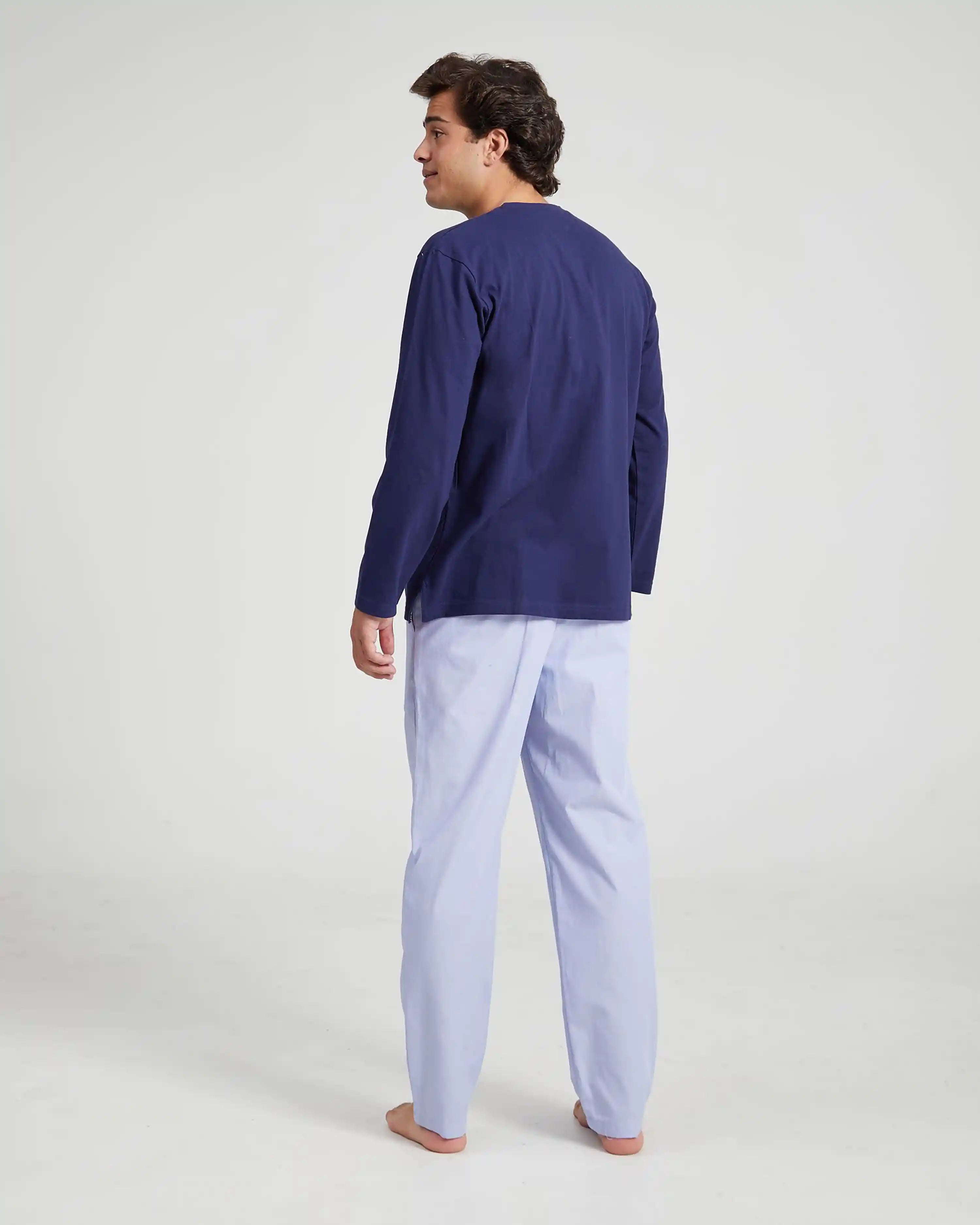 Pijama largo combinado de hombre Kiff Kiff