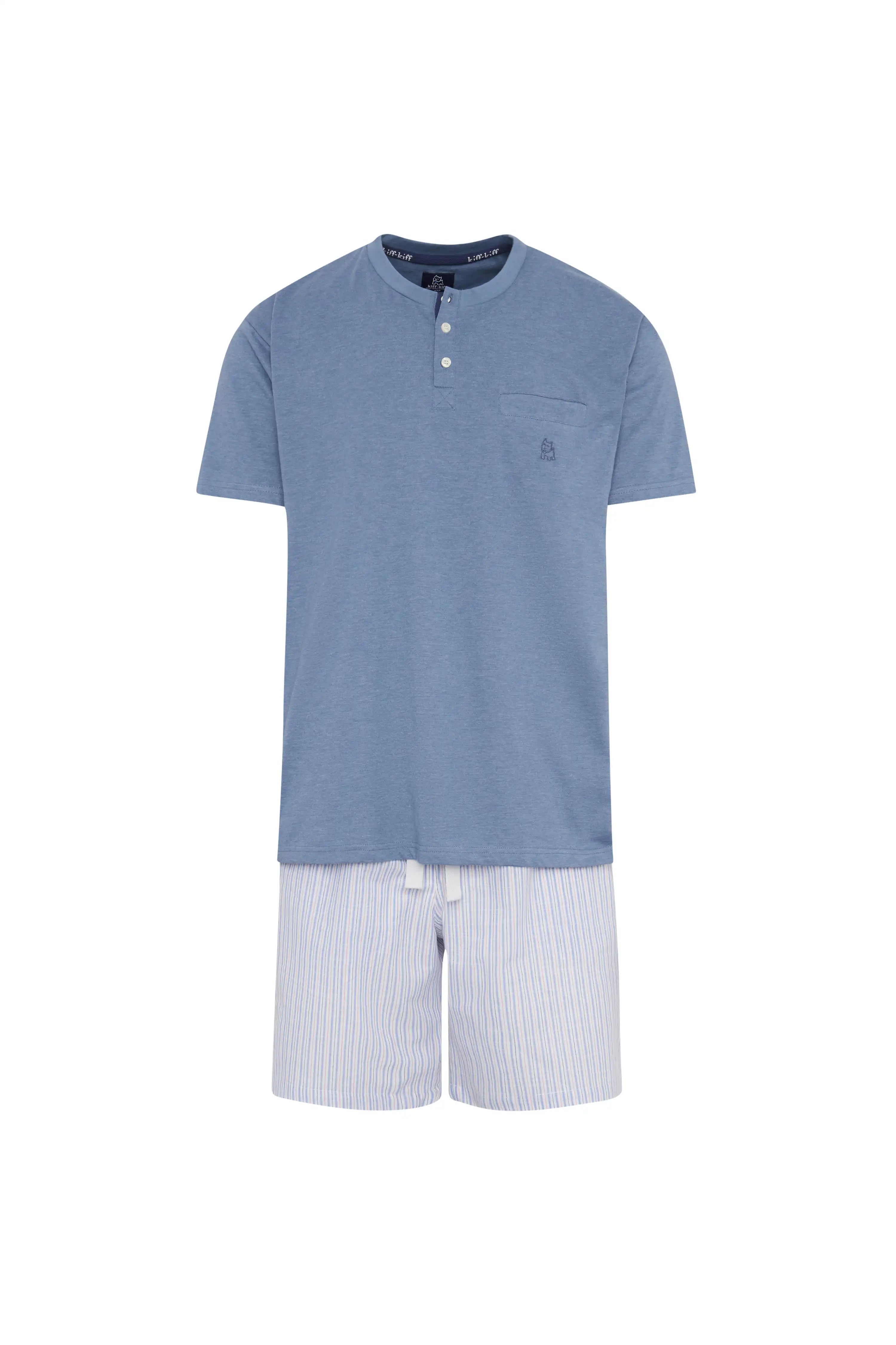 Pijama corto combinado de hombre Kiff Kiff