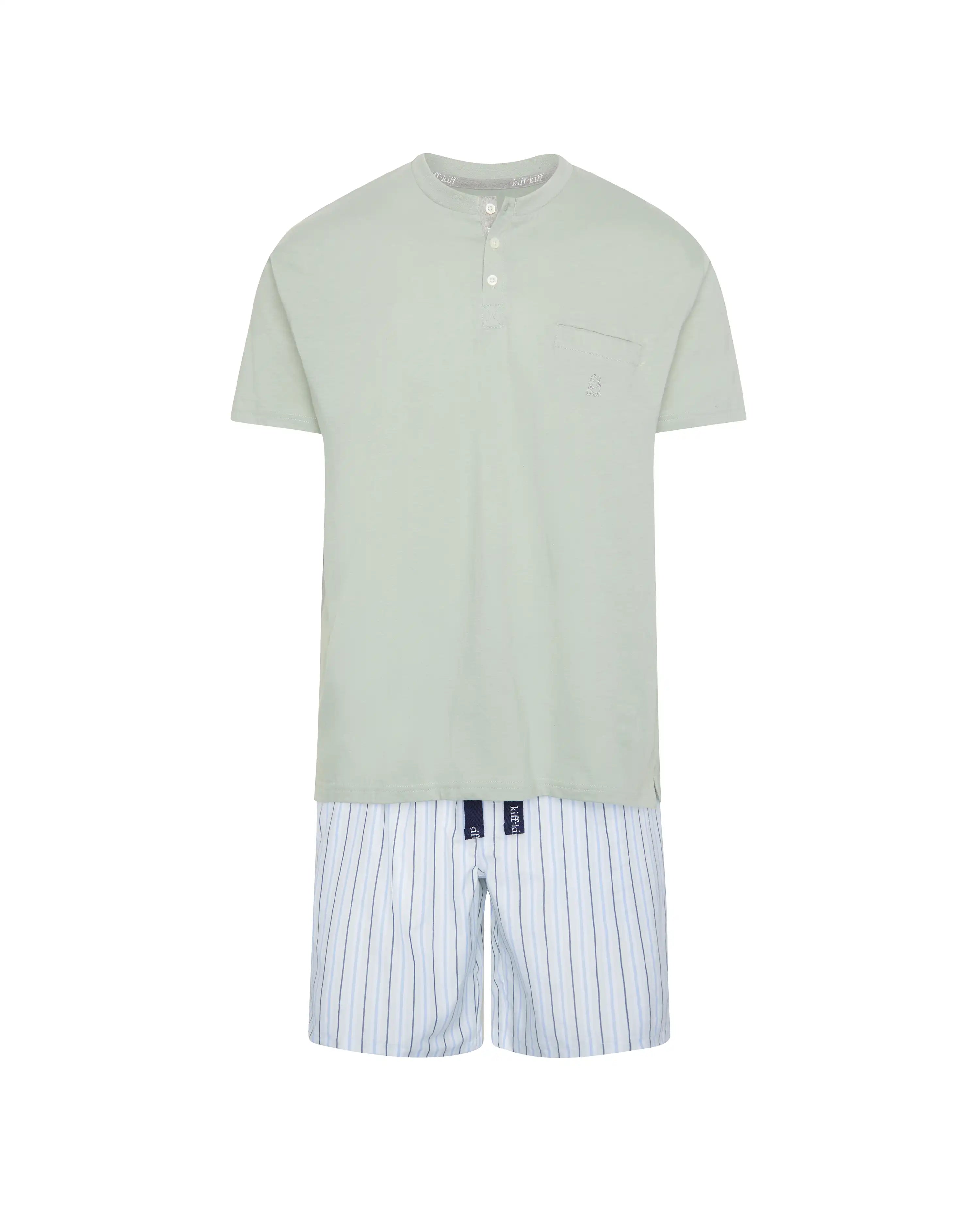 Pijama corto combinado de hombre Kiff Kiff