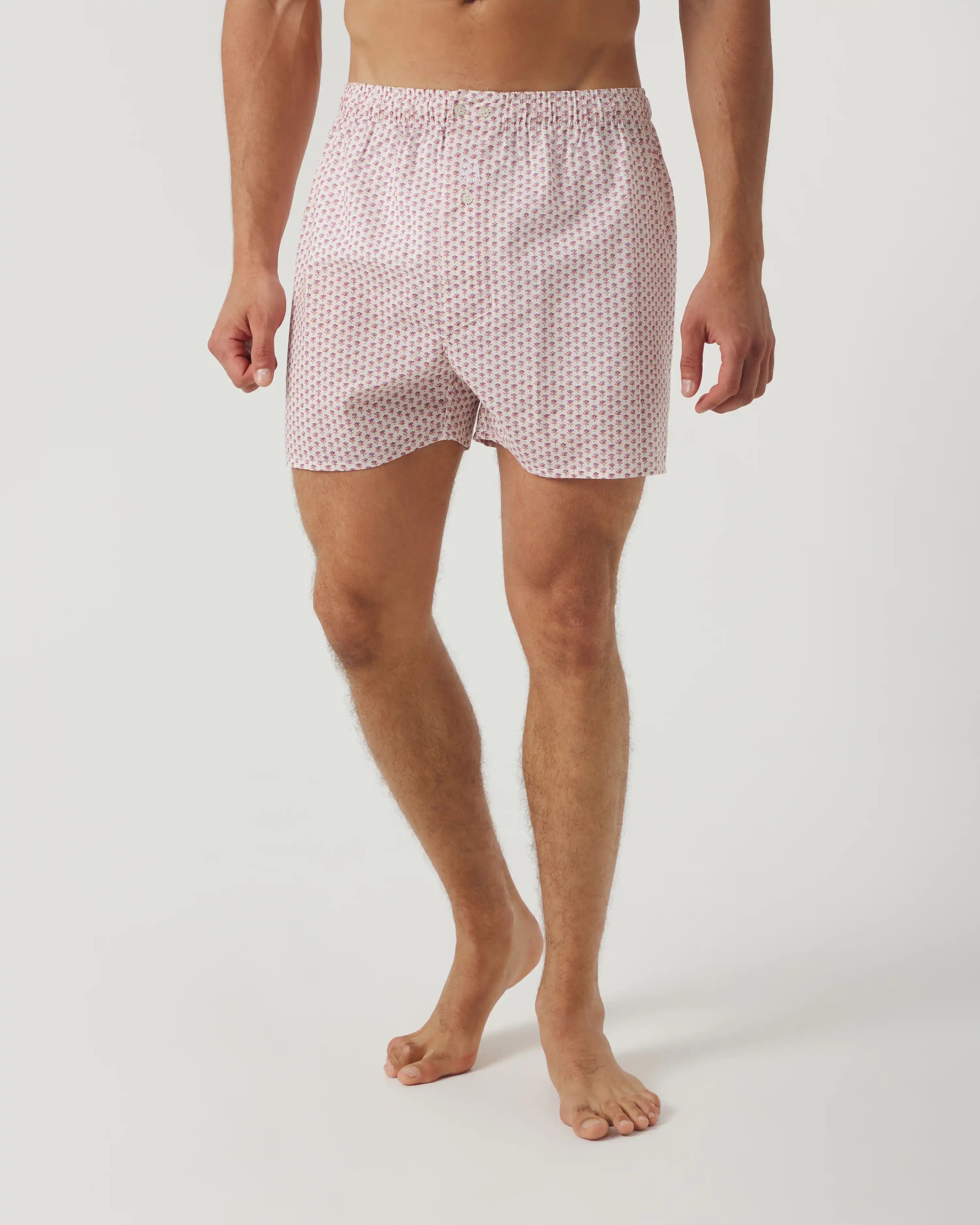 Bóxer de tela de hombre Kiff Kiff estampado flor
