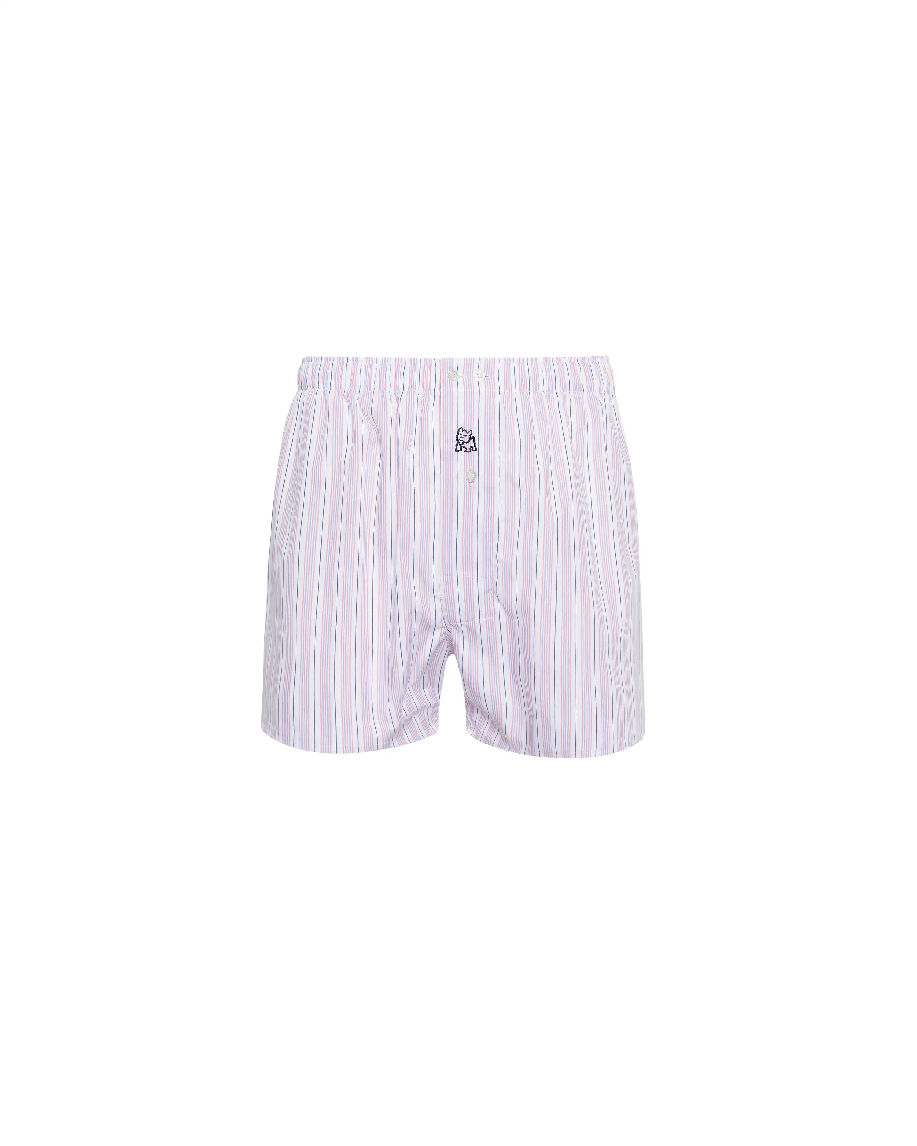 Boxer con rayas multicolor