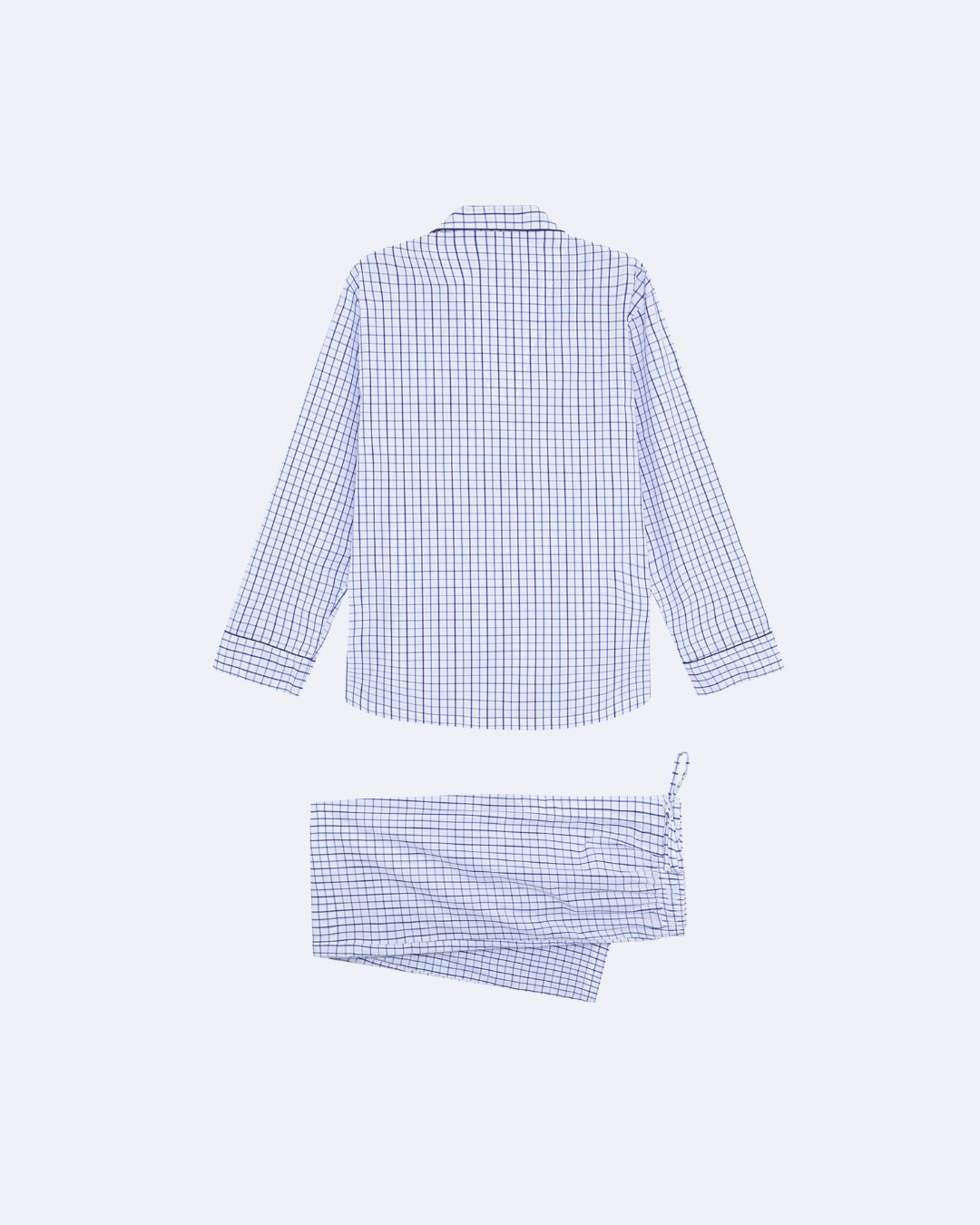 Pijama largo de hombre Kiff Kiff de tela cuadros