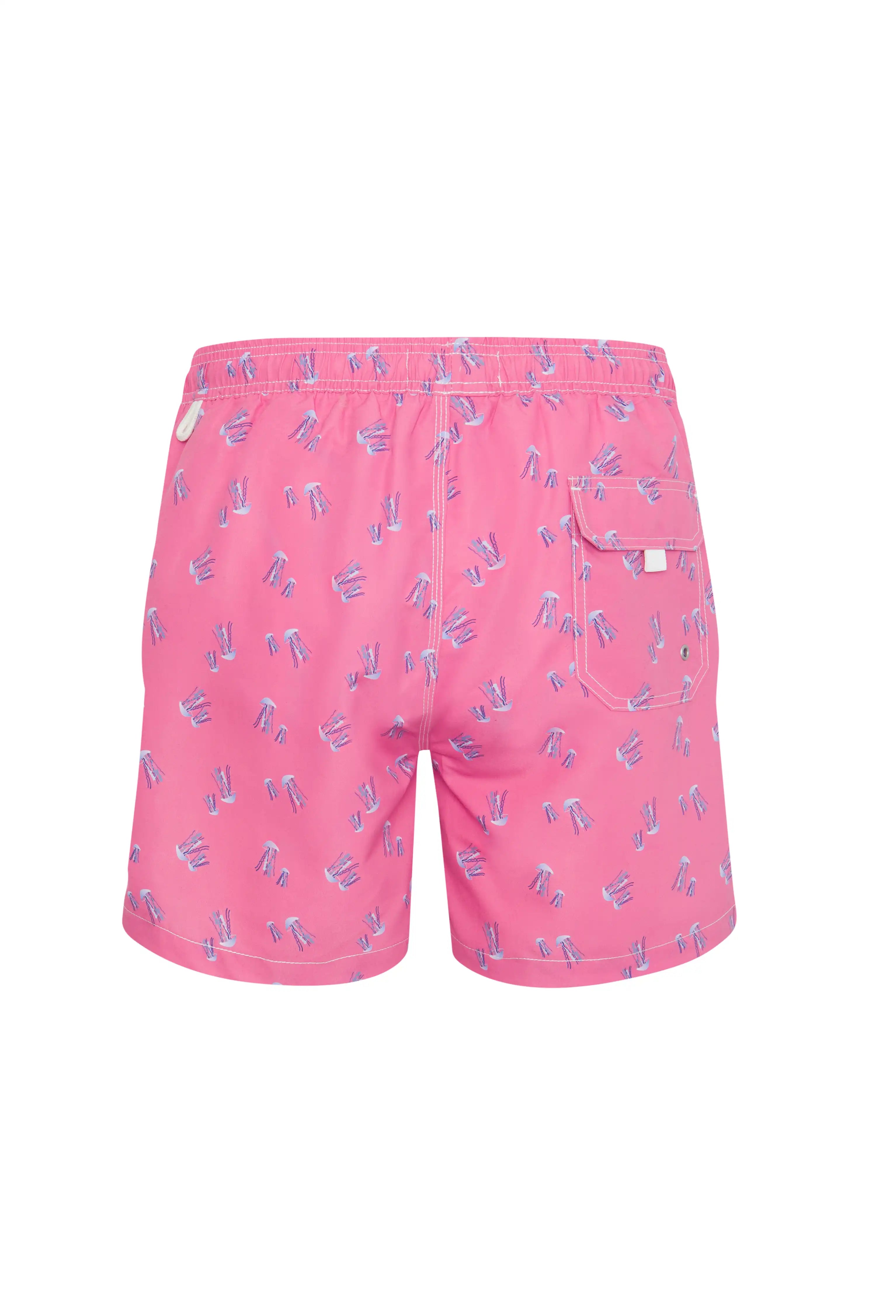 Bañador bermuda estampado Medusas rosa lavado