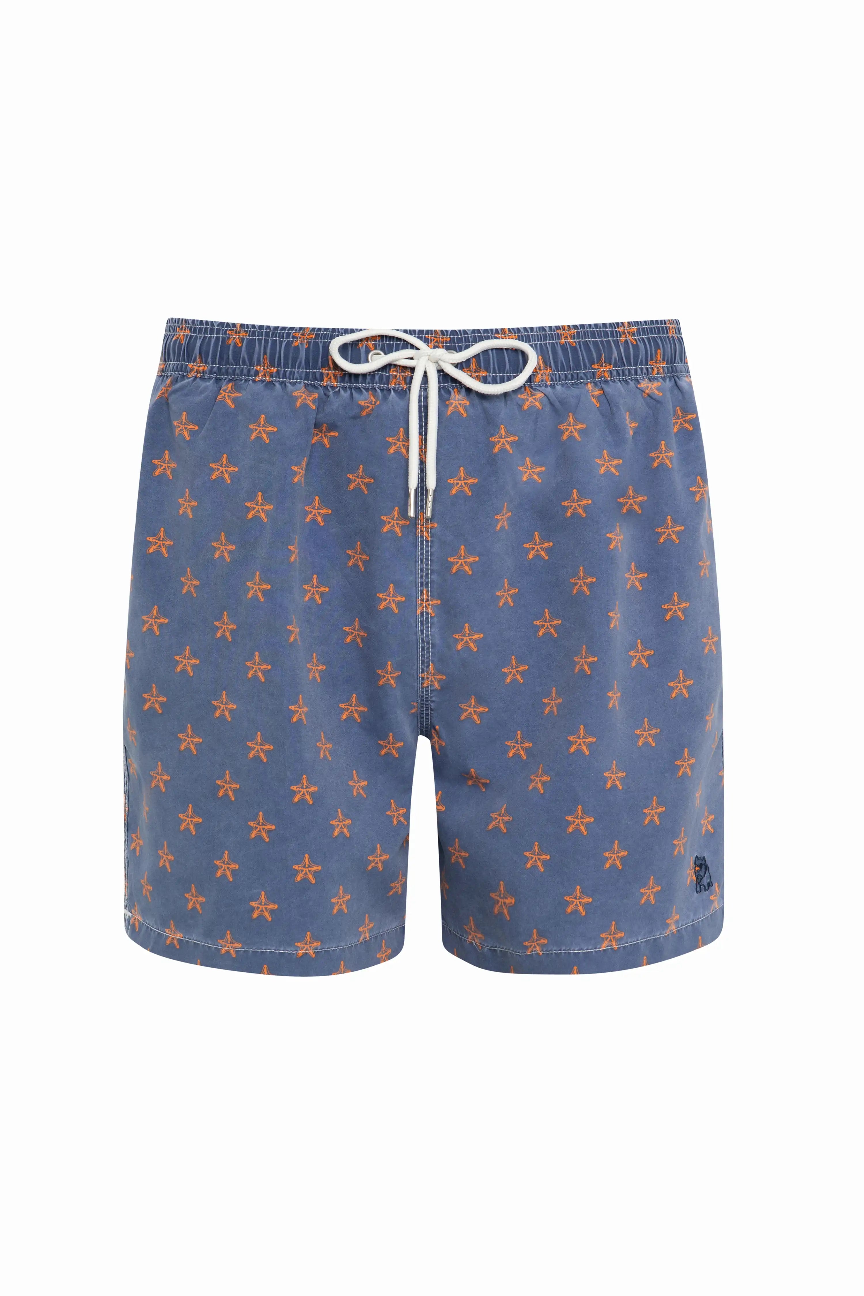 Bañador bermuda estampado Estrella  azul lavado