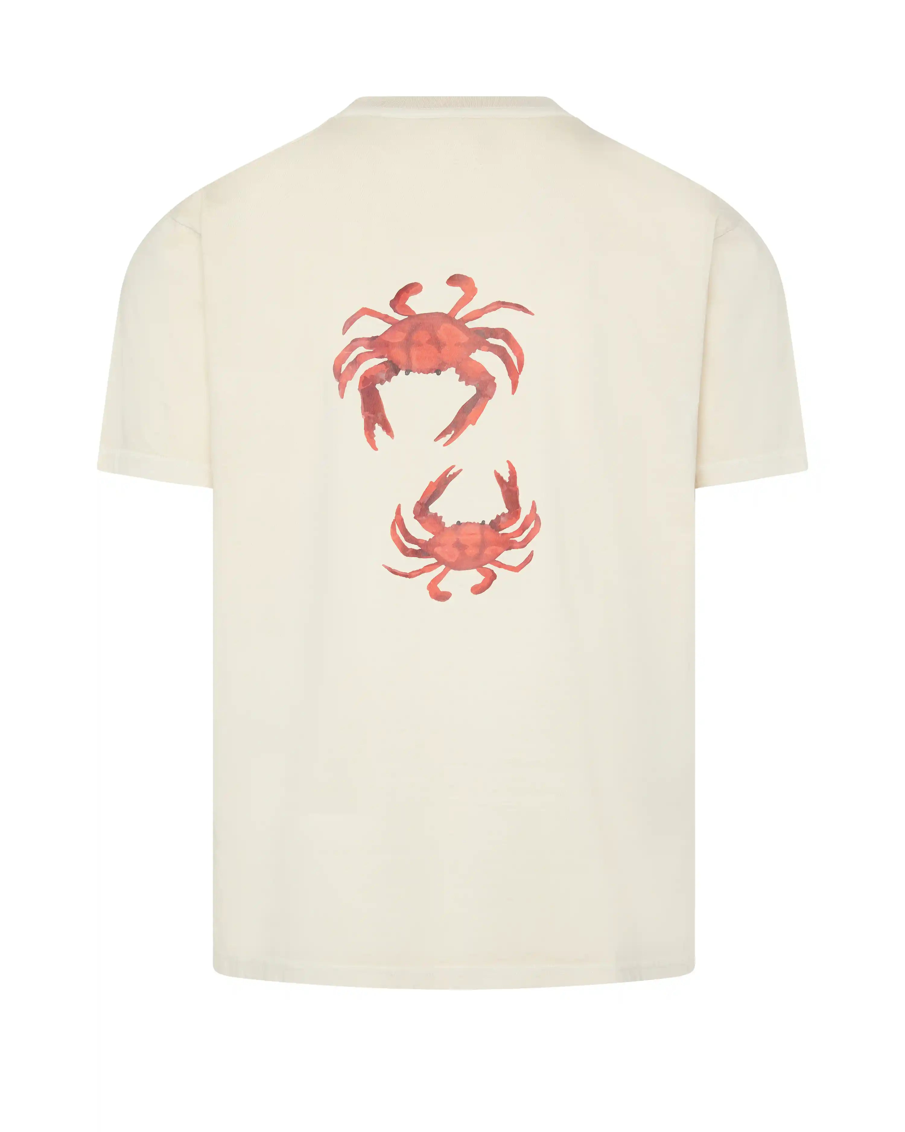 Camiseta de hombre piedra efecto lavado Cangrejos