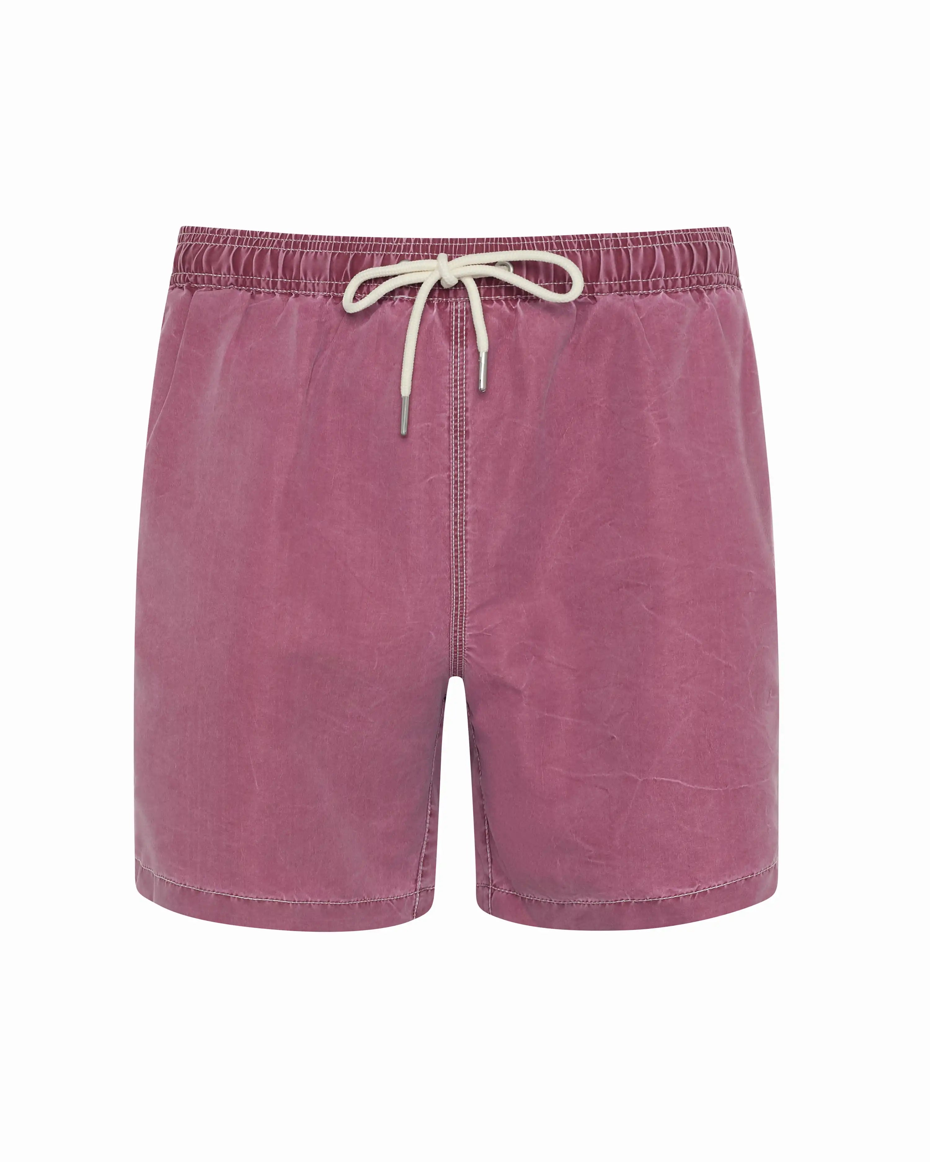 Bañador bermuda Liso grana lavado