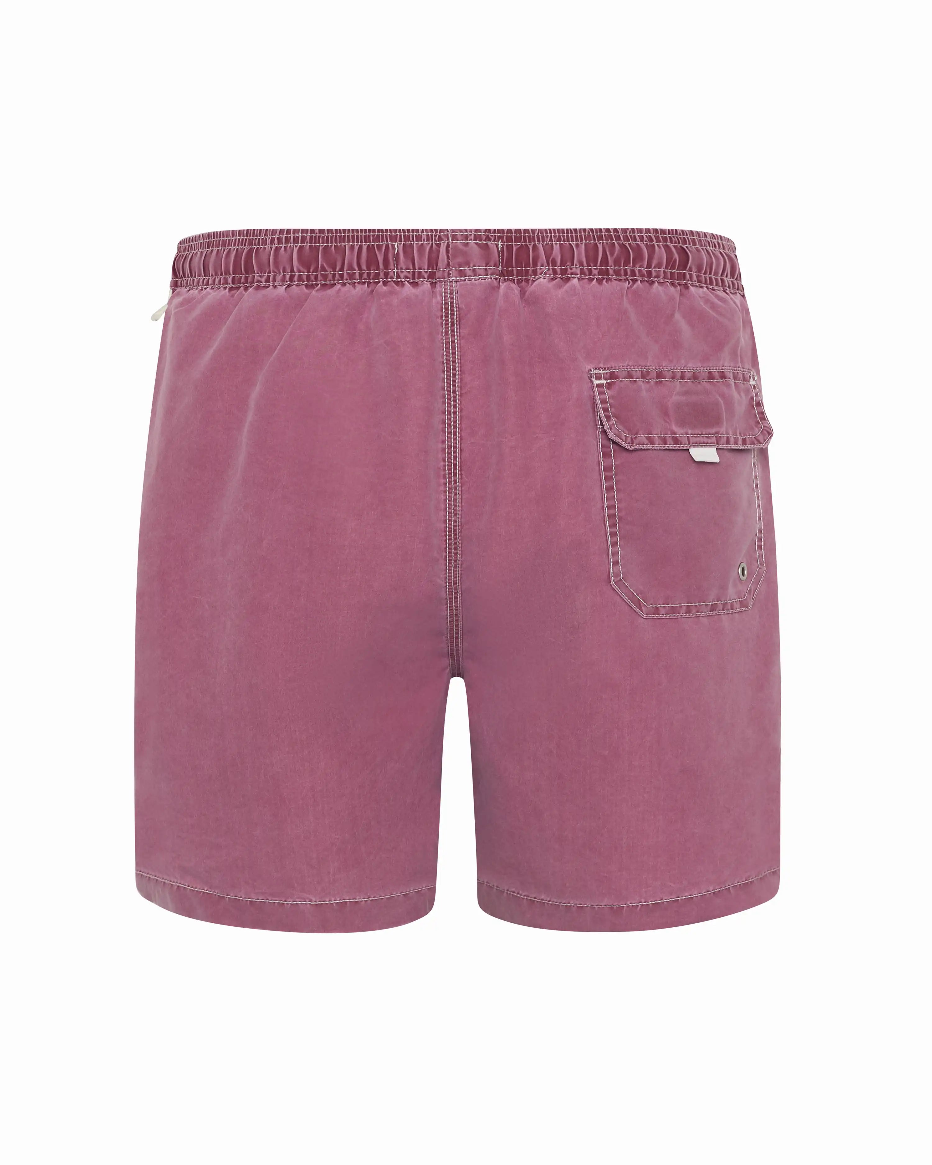 Bañador bermuda Liso grana lavado