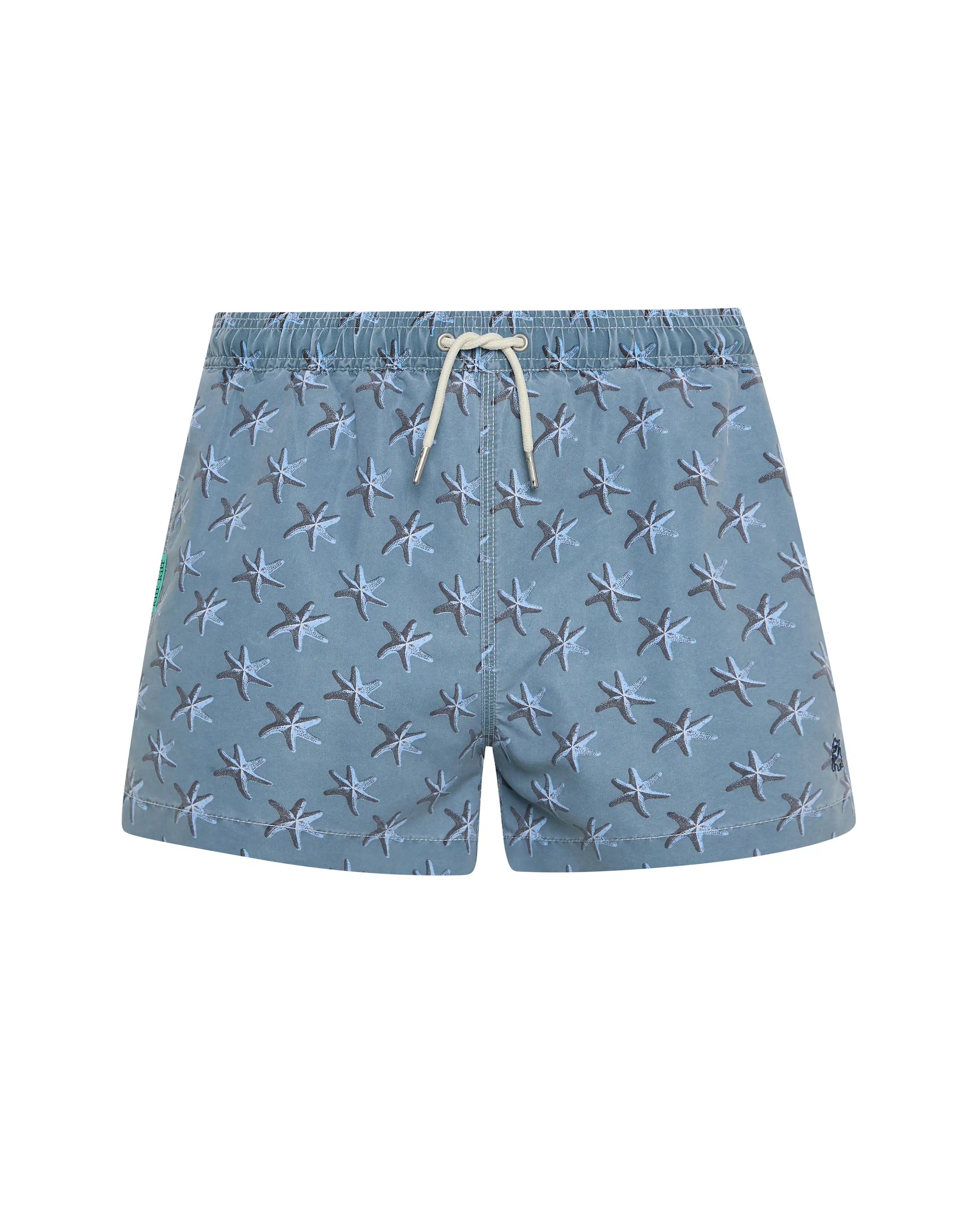 Bañador bermuda niño Kiff Kiff azul lavado estampado Estrellas