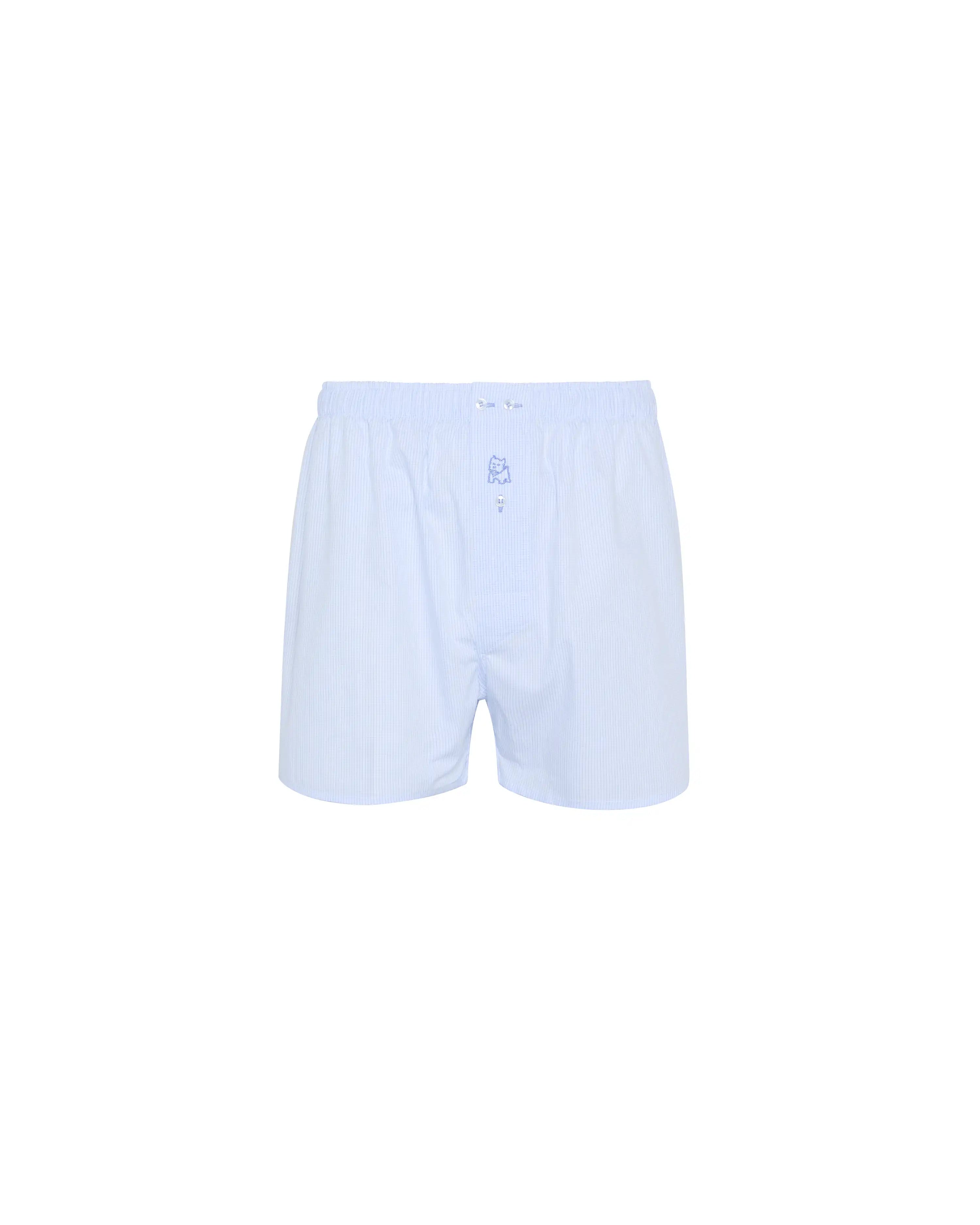 Pack de dos bóxer de tela de hombre Kiff Kiff geométrico/cuadrito
